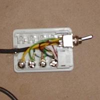 foot switch wiring box